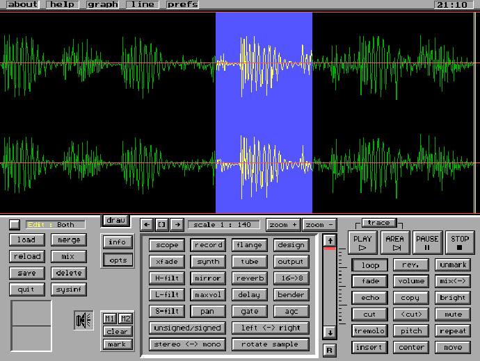 S-Edit – DOS sample-editor van Jeroen Koomen